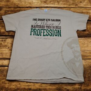 Dr. McGillicuddy's Schnapps "Shady Eye Saloon"‎ Promo Shirt